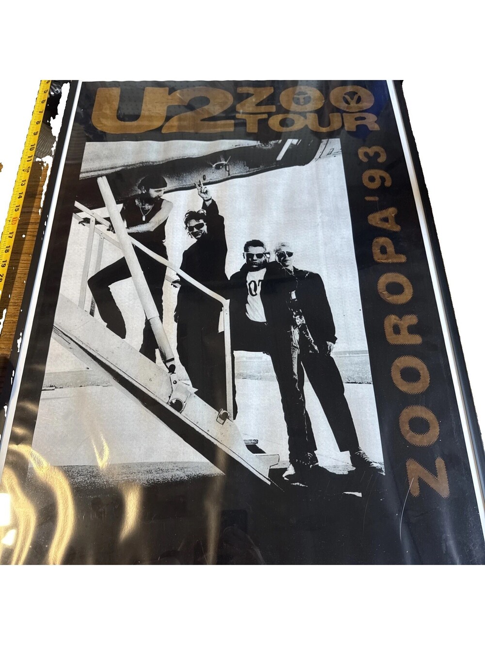 U2 ZOO TV   poster 36” X24” Framed Vintage Art Decor Music Collection